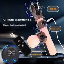 Load image into Gallery viewer, E-stim Eichel Penistrainer Stimulator mit 19 Electric Shock Intensity & 8 Modes