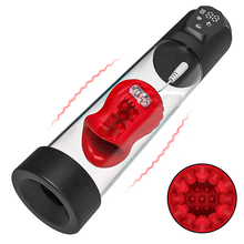 Load image into Gallery viewer, Alexander 7 Vibrating & 5 Sucking Penis Pump Vacuum Suction Male Penis Extender