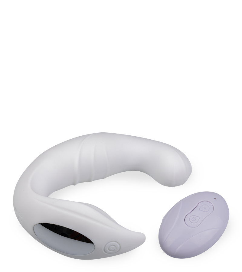 2-in-1 clit and G-spot couple's vibrator