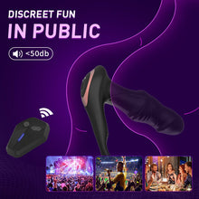 Load image into Gallery viewer, 9 Wiggling & Swaying & Vibrating Prostate Massager with Cock Ring