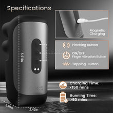 Load image into Gallery viewer, Evans - Automatic 10 Finger Pinchin & Tapping for Massage Therapy Penis Vibrator