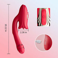 Load image into Gallery viewer, Mouth-Shaped Biting G Spot Soother with Vibration & Flapping