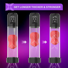 Load image into Gallery viewer, Alexander 7 Vibrating & 5 Sucking Penis Pump Vacuum Suction Male Penis Extender