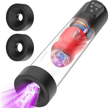 Load image into Gallery viewer, Alexander 7 Vibrating & 5 Sucking Penis Pump Vacuum Suction Male Penis Extender