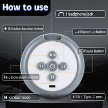 Load image into Gallery viewer, Automatic lubrication 8 Thrusting & Sucking Handheld Male Masturbator