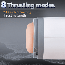 Load image into Gallery viewer, Automatic lubrication 8 Thrusting & Sucking Handheld Male Masturbator