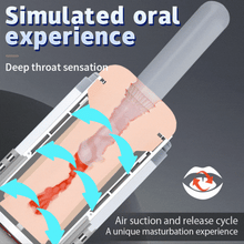 Load image into Gallery viewer, Automatic lubrication 8 Thrusting & Sucking Handheld Male Masturbator