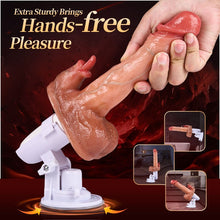 Load image into Gallery viewer, Sex Machine 90° Automatic Adjustable 8 Thrusting & Vibrating & Licking Dildos Vibrator