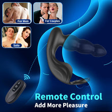 Load image into Gallery viewer, Penelope -3 Thrusting 10 Vibrating Cock Ring Prostate & Perineal Massager