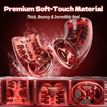 Load image into Gallery viewer, Wine & Beauty Handle Design 9 Thrusting & Rotating 9 Suction Adult Toys Mens Masturbator