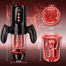 Load image into Gallery viewer, Wine & Beauty Handle Design 9 Thrusting & Rotating 9 Suction Adult Toys Mens Masturbator