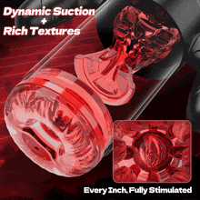 Load image into Gallery viewer, Wine & Beauty Handle Design 9 Thrusting & Rotating 9 Suction Adult Toys Mens Masturbator