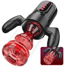 Load image into Gallery viewer, Wine & Beauty Handle Design 9 Thrusting & Rotating 9 Suction Adult Toys Mens Masturbator