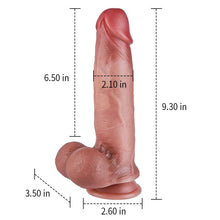 Load image into Gallery viewer, Cole 9.3” x 2.1” Realistic Dildo With Retractable Foreskin & Balls