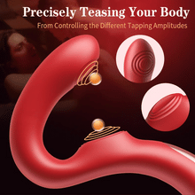 Load image into Gallery viewer, U-Design Double Stimulation For Clit & G-spot Vibrator With Tapping Mode