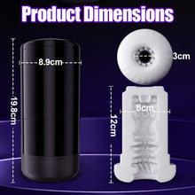 Load image into Gallery viewer, Lightspeed - 4 in 1 Masturbator Cup 7 Thrutings & 7 Rotatings Suction Cup Mount Magnetic Inner Liner