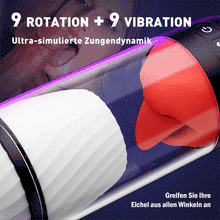Load image into Gallery viewer, App Controlled Male Masturbator with 9 Tongue Licking & Vibration Modes
