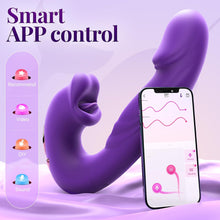 Load image into Gallery viewer, 7x Flapping & Licking 3 in 1 G Spot Vibrator Dildo