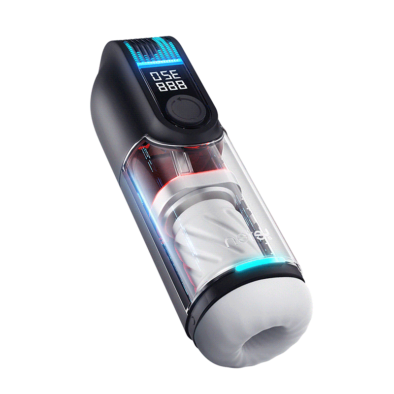Leten® 9+9 High Waves Groan Black Hole Pro Thrusting Male Masturbator
