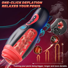 Load image into Gallery viewer, Male Masturbator Mens Sex Toys - Phone Holder Penis Pump Male Sex Toys with 9 Sucking & 9 Vibrating with APP Control, Heating Adult Toys Blowjob Machine, LCD Display Stroker Vibrator Sex Toys for Men