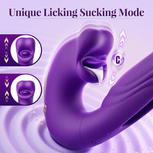 Load image into Gallery viewer, 7x Flapping & Licking 3 in 1 G Spot Vibrator Dildo