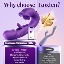 Load image into Gallery viewer, 7x Flapping & Licking 3 in 1 G Spot Vibrator Dildo