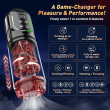 Load image into Gallery viewer, 5-in-1 Automatic Thrusting & Sucking Male Masturbator