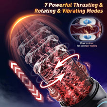 Load image into Gallery viewer, 5-in-1 Automatic Thrusting & Sucking Male Masturbator