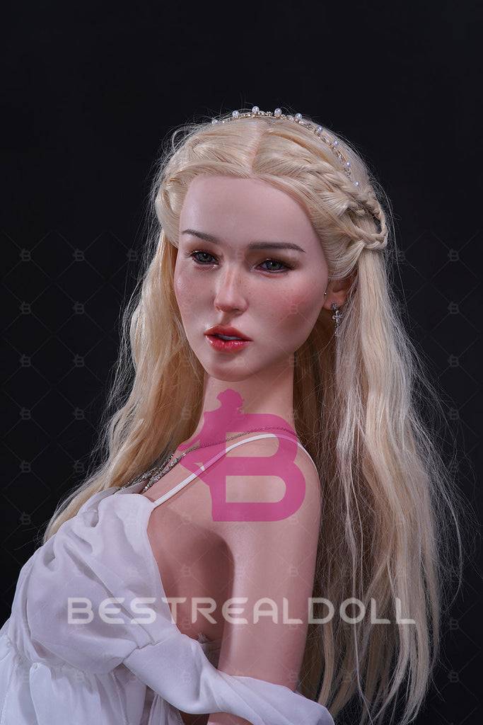 US Stock - YAMIEE Suki Plus 158cm SNK20 Unique Design Silicone ROS Head Sex Doll TPE Body Movable Jaw Adult Love Doll