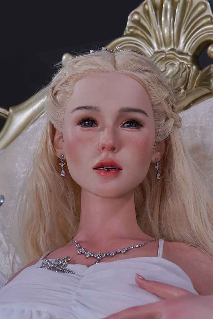 US Stock - YAMIEE Suki Plus 158cm SNK20 Unique Design Silicone ROS Head Sex Doll TPE Body Movable Jaw Adult Love Doll