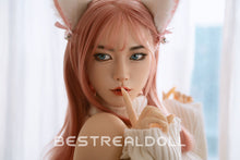 Load image into Gallery viewer, US Stock - Lisa 160cm #310 Pink Hair Realistic Sex Doll Silicone Head TPE Body Big Boobs Adult Love Doll
