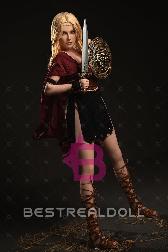 US Stock - YAMIEE Lux 164cm K35 Unqiue Design TPE Sex Doll Medium Boobs Blonde Lady Adult Love Doll (Free 2ND Head)