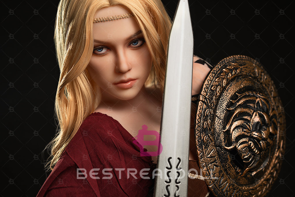 US Stock - YAMIEE Lux 164cm K35 Unqiue Design TPE Sex Doll Medium Boobs Blonde Lady Adult Love Doll (Free 2ND Head)