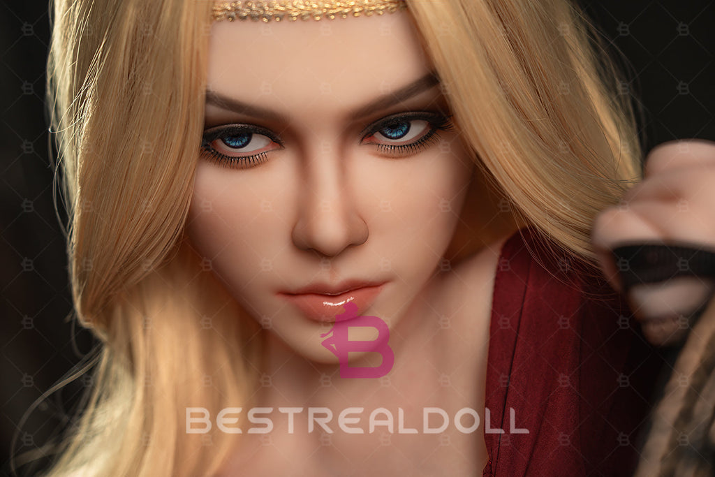 US Stock - YAMIEE Lux 164cm K35 Unqiue Design TPE Sex Doll Medium Boobs Blonde Lady Adult Love Doll (Free 2ND Head)