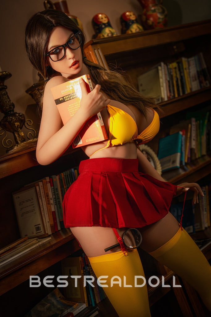 US Stock - RIDMII Jess 161cm #646A Unique Design Huge Boobs Sex Doll Silicone Head TPE Body Movable Jaw ROS Oral Sex Love Doll