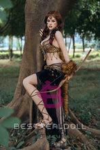 Load image into Gallery viewer, US Stock - Sabine 164cm S33 Natural Skin Full Silicone Sex Doll Realistic Sexy Forest Girl Adult Love Doll (Free 2ND Head)