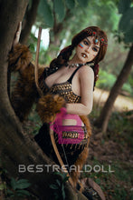 Load image into Gallery viewer, US Stock - Sabine 164cm S33 Natural Skin Full Silicone Sex Doll Realistic Sexy Forest Girl Adult Love Doll (Free 2ND Head)