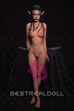 Load image into Gallery viewer, US Stock - YAMIEE Sia Unique Design 157cm #1073E Silicone Head Sex Doll Tanned Skin Small Breasts TPE Body Adult Love Doll