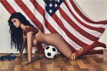Load image into Gallery viewer, US Stock - Irontechdoll Jane 163cm #56 Head Realistic BBW TPE Sex Doll Football Girl