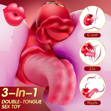 Load image into Gallery viewer, Medusa Kiss 4 in 1 G-spot & Licking Clitoral Vibe