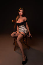 Load image into Gallery viewer, US Stock - Aja 163cm #628 Soft Silicone ROS Head Adult Love Doll TPE Body Movable Jaw Tanned Skin Oral Sex Doll