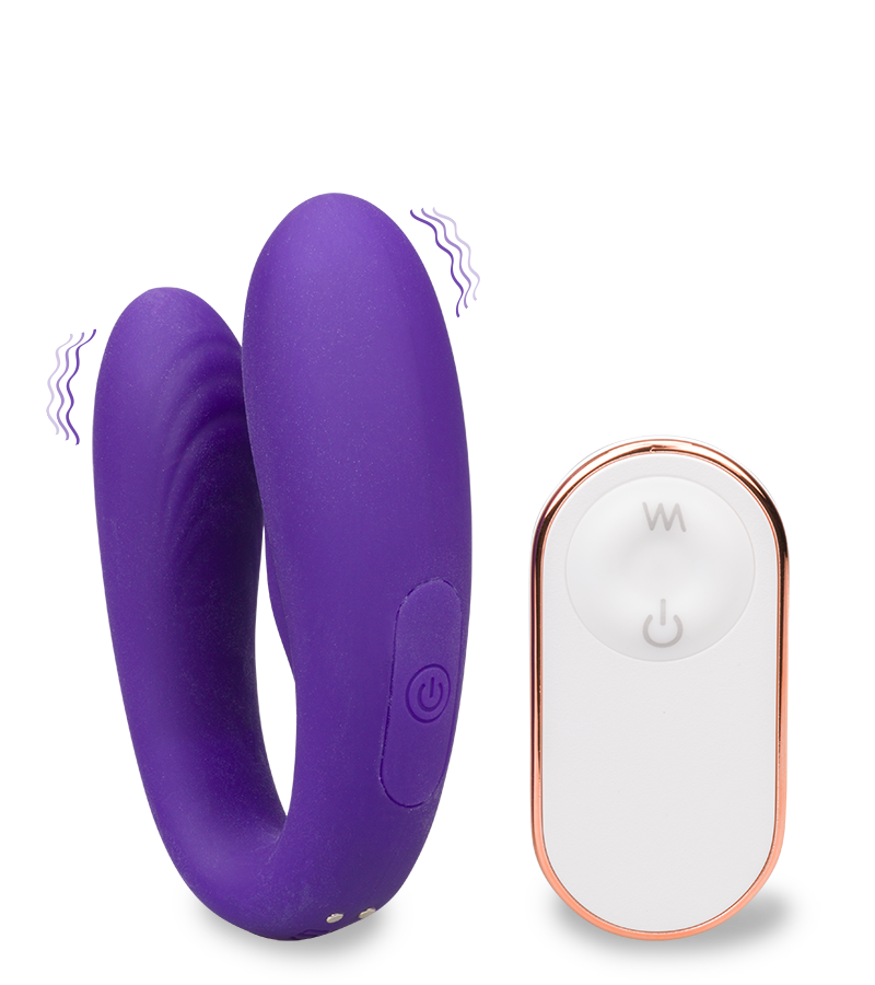 Arrow remote control couple's vibrator