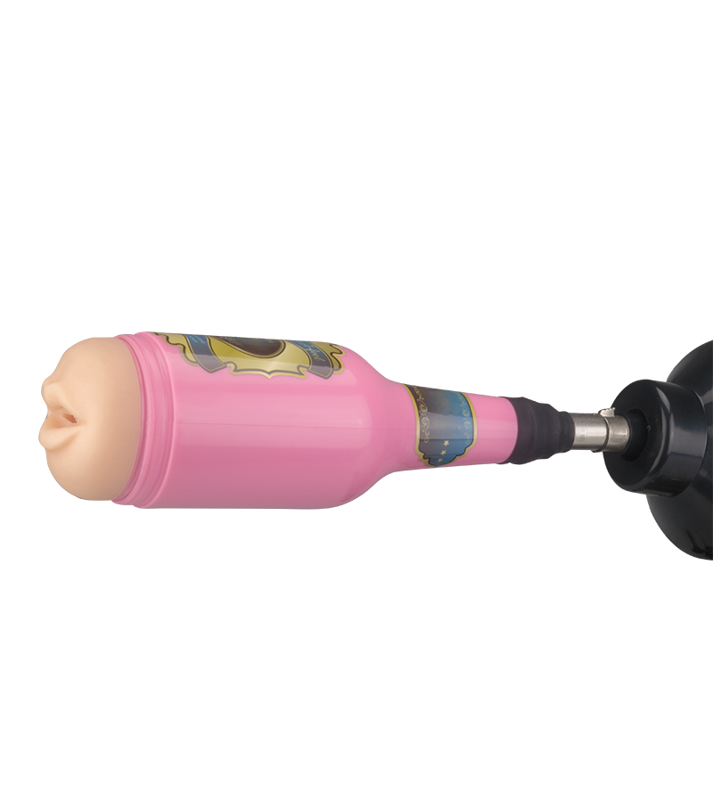 Blow job attachment for sex machine