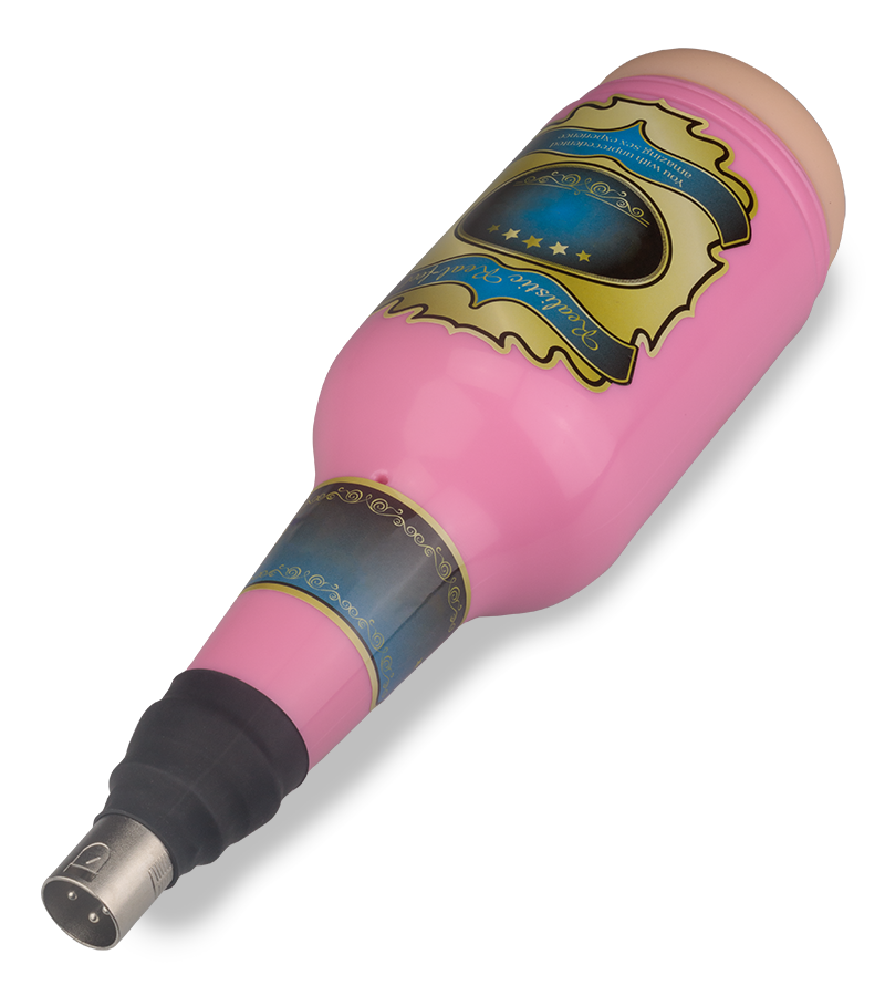 Blow job attachment for sex machine