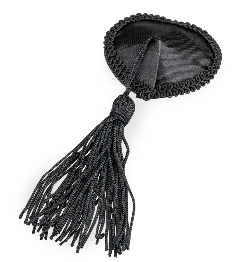 Burlesque heart and pompom nipple pasties