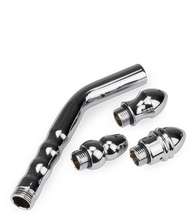 Load image into Gallery viewer, Curved enema anal plug with three attachments