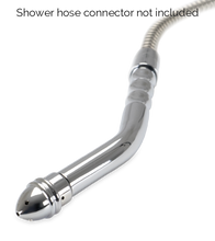 Load image into Gallery viewer, Curved enema anal plug with three attachments