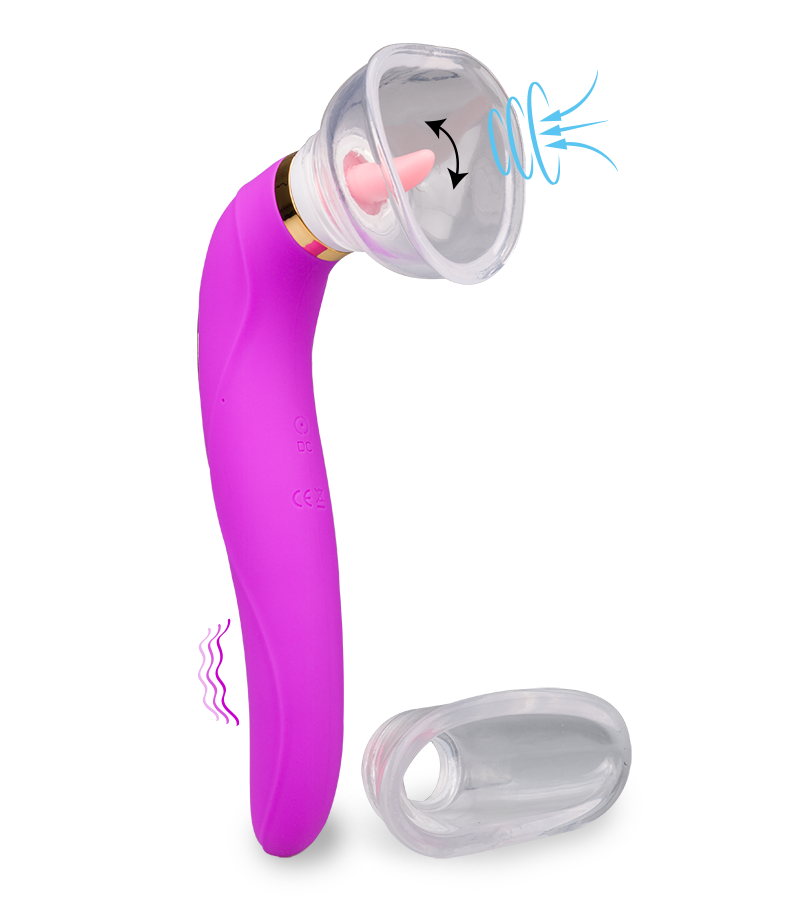 Destiny pussy pump with tongue and vibrator