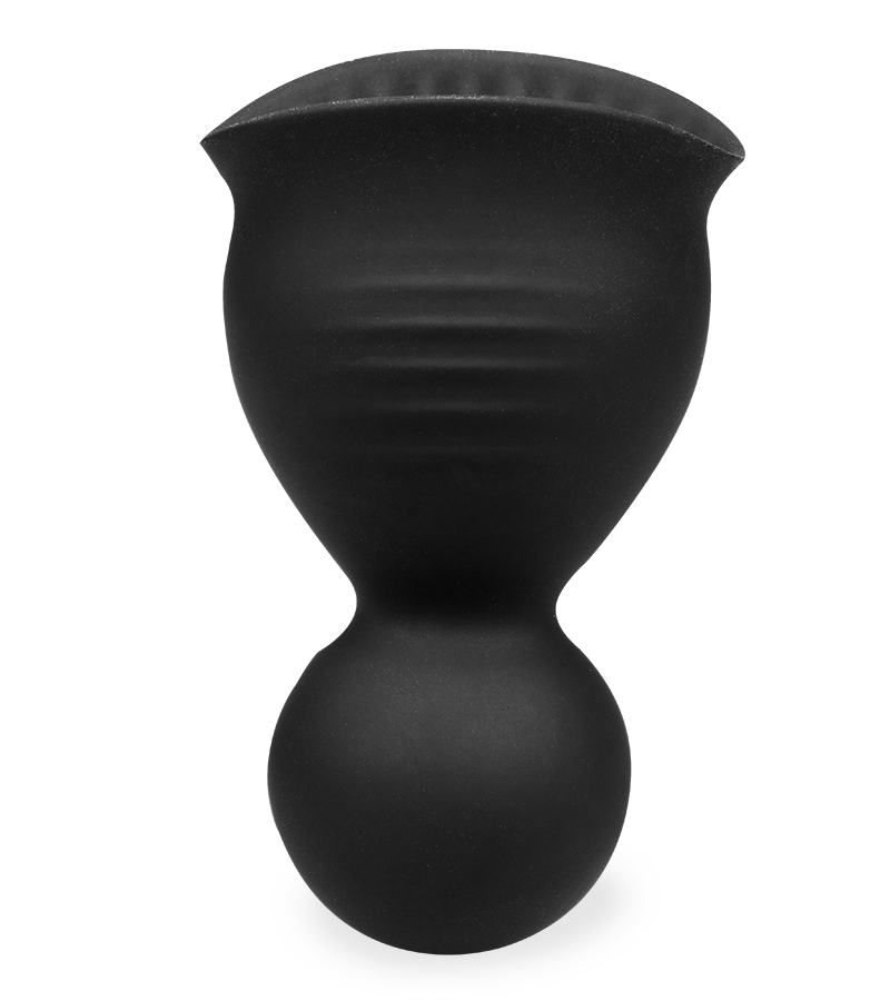 Eddy vibrating penis head massager