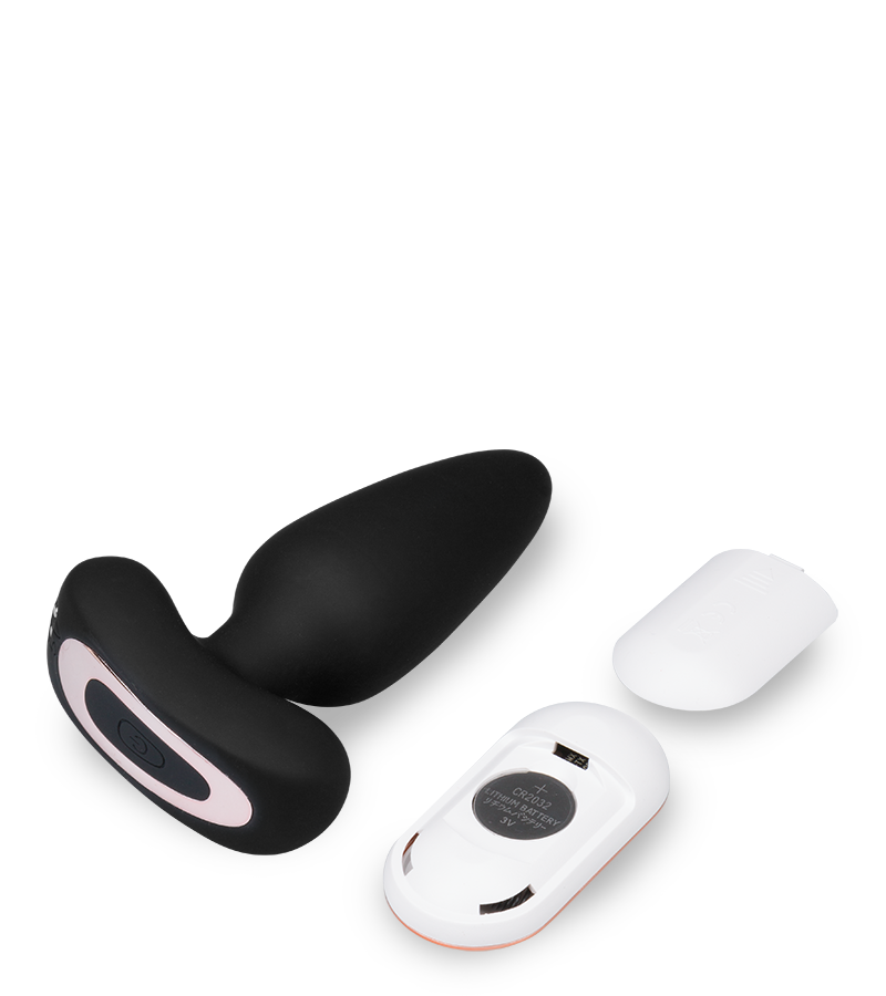 Float remote control vibrating butt plug